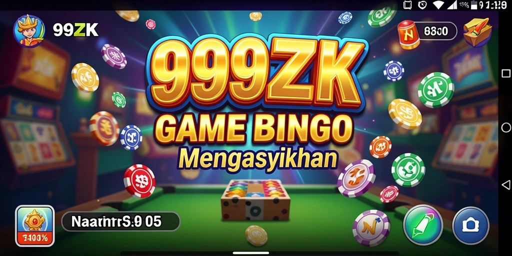 Tampilan gameplay seru dari 999ZK yang penuh warna.