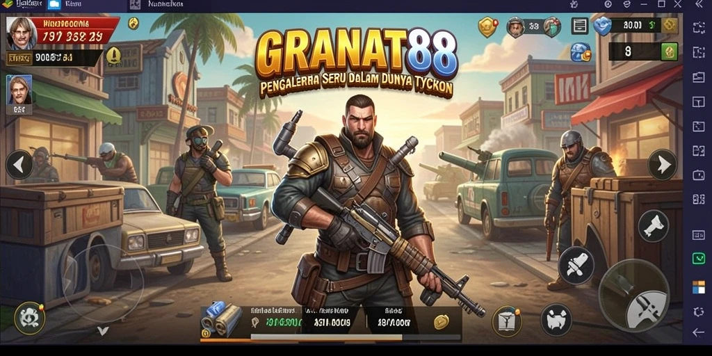 Tampilan gameplay Tycoon dengan pengelolaan bisnis yang mendalam.