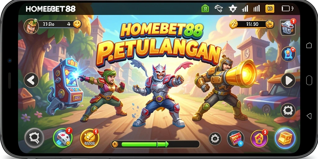 Tampilan menarik dari gameplay HOMEBET88 yang penuh aksi.