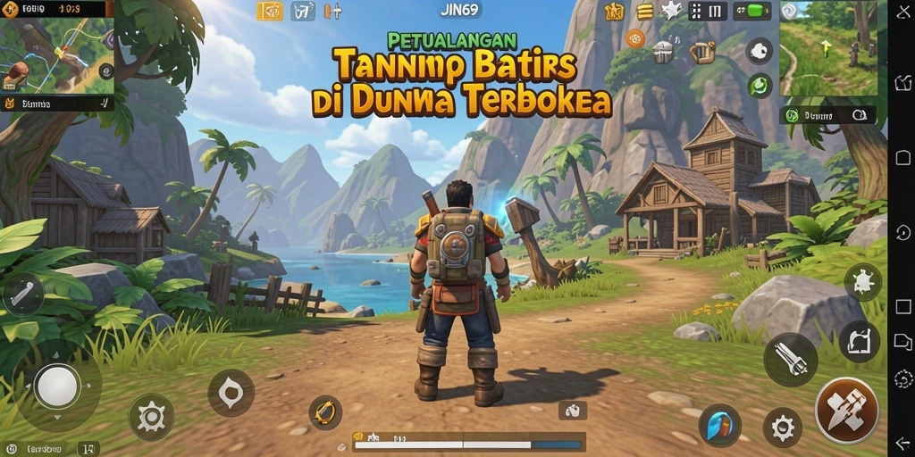 Gameplay seru di dunia terbuka JIN69 dengan berbagai petualangan.