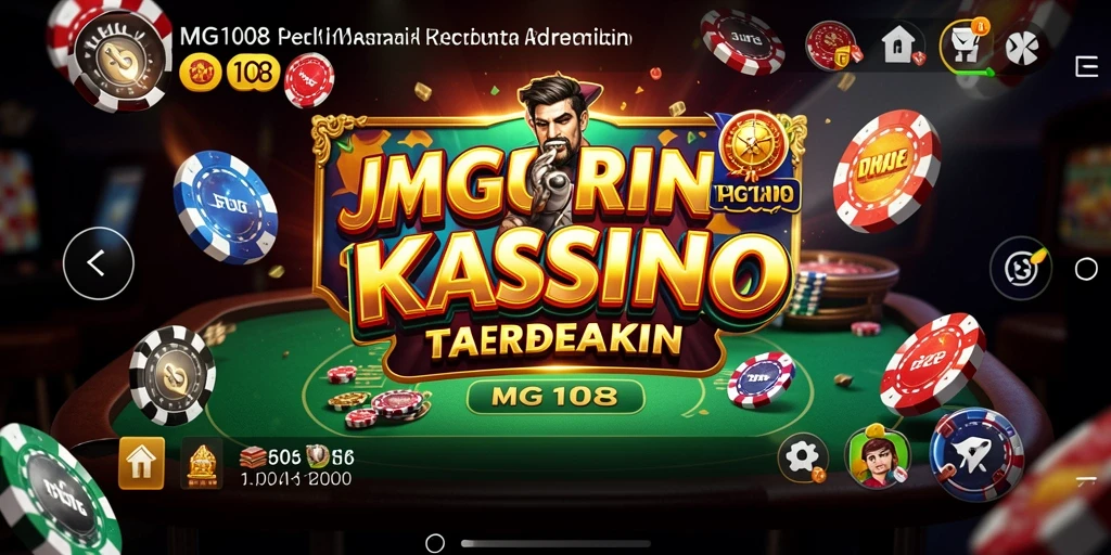 Tampilan permainan Kasino yang menarik dan penuh aksi di MG108.