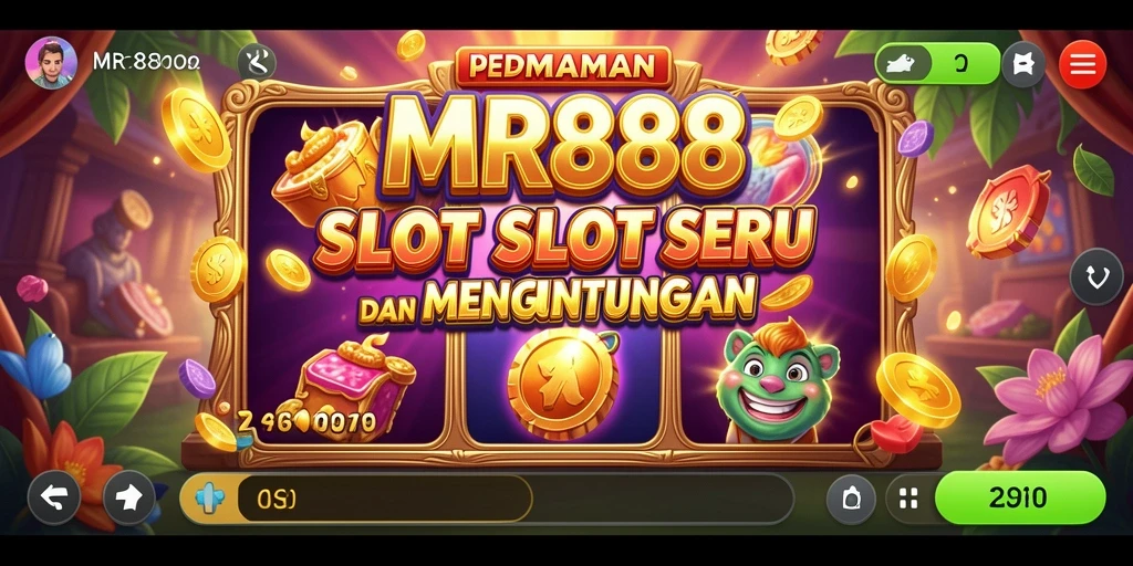 Tampilan screenshot MR888 yang menunjukkan gameplay slot yang menarik.