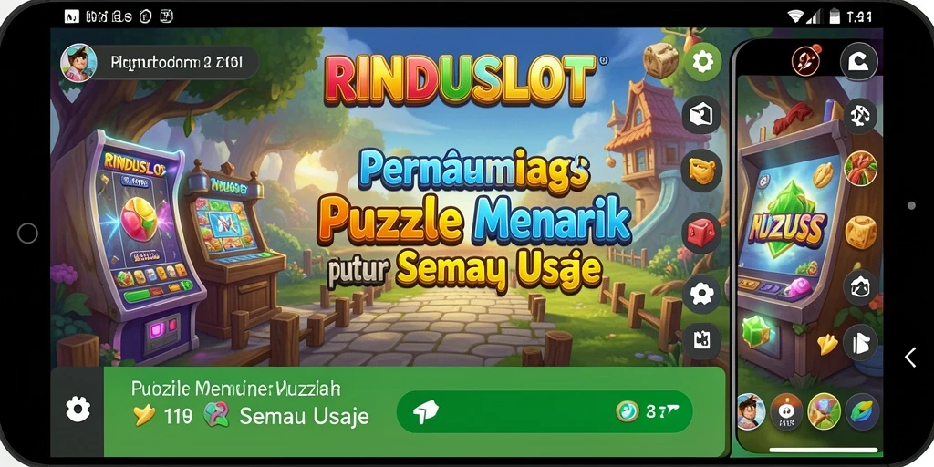 Tampilan gameplay RINDUSLOT yang menantang dan menarik.