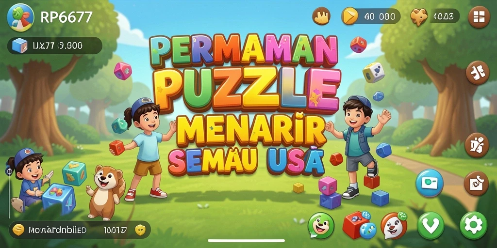 Tampilan gameplay menarik dari RP6677 yang penuh warna.