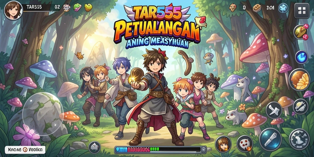 Screenshot TAR555 menampilkan aksi seru dalam dunia Anime.
