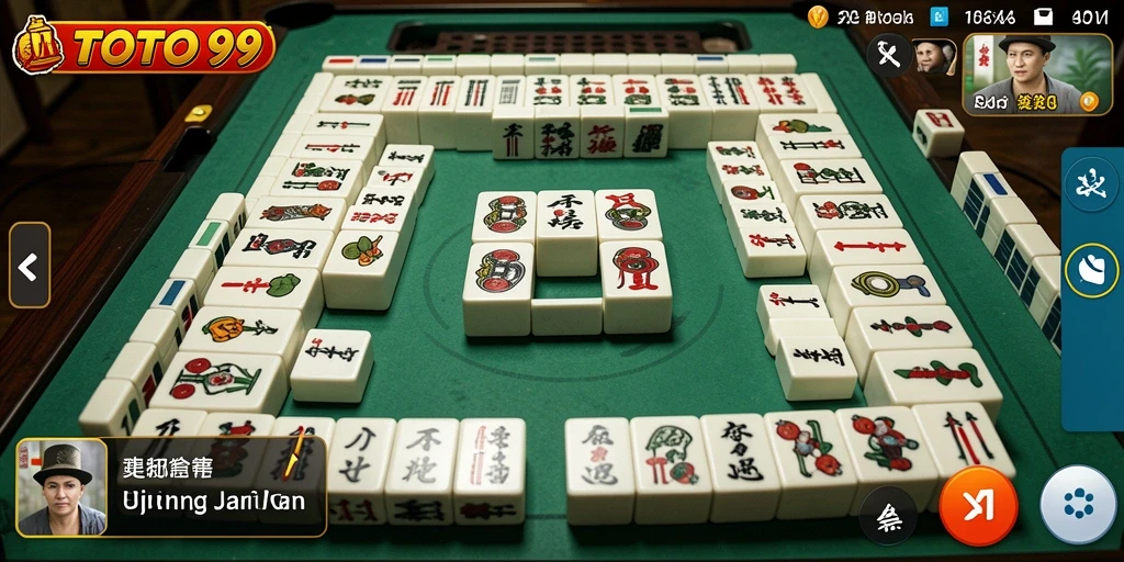Tampak antarmuka permainan Mahjong yang menarik di TOTO99.